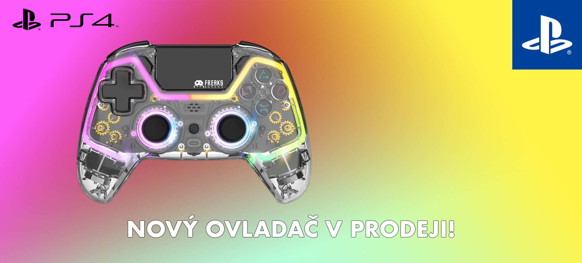 Nechte zazářit nový ovladač pro PS4!