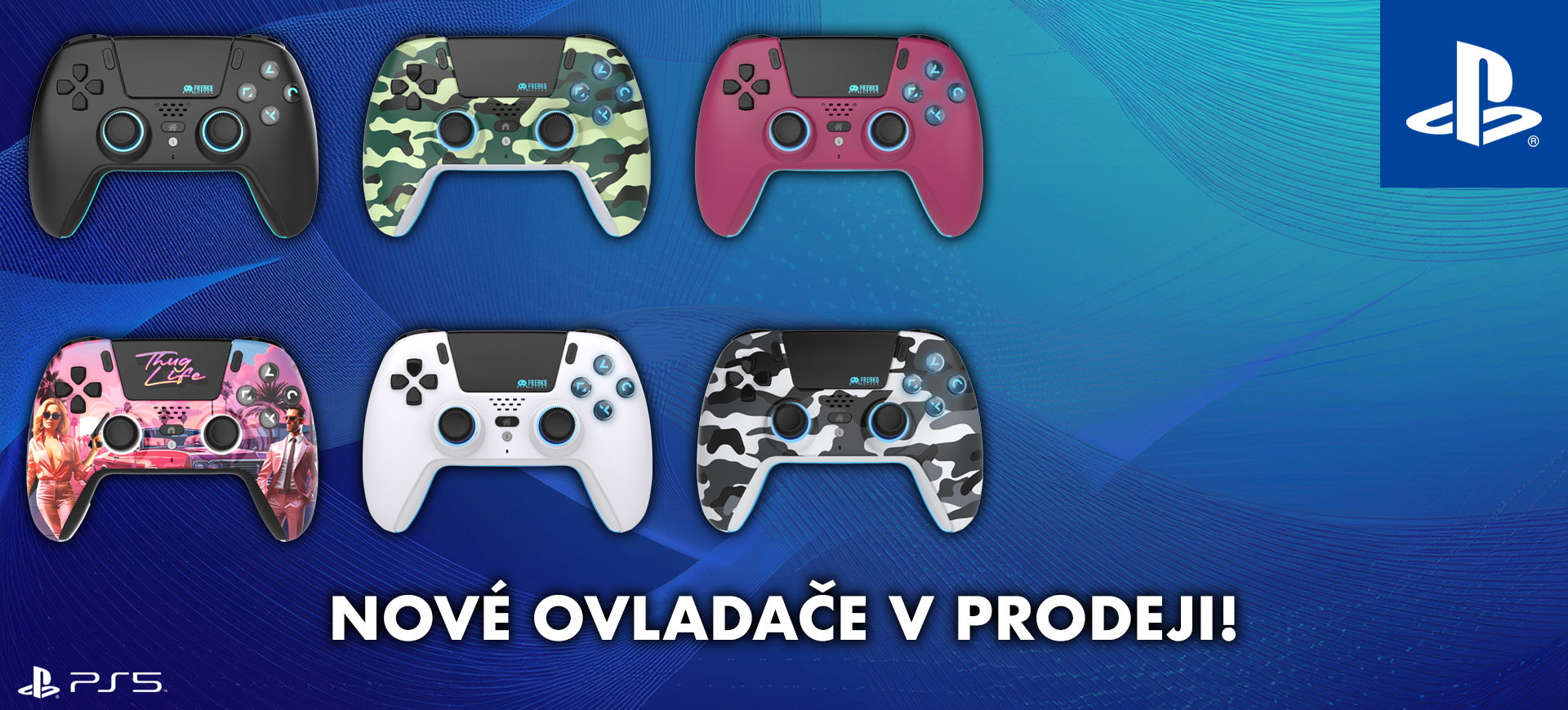 Vybírejte z nových ovladačů pro PS5!